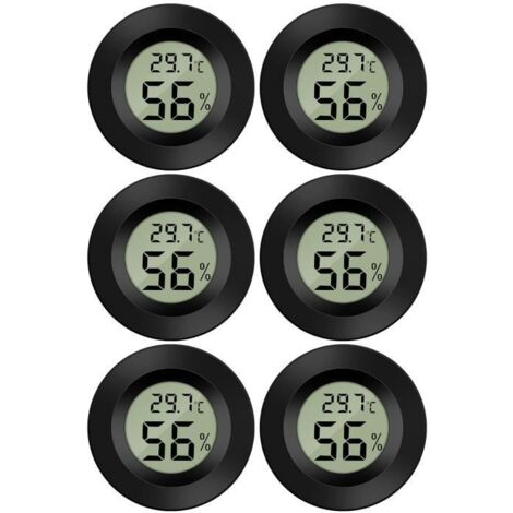 Mini Thermomètre Hygromètre Digital LCD -5070℃ 10%99% RH pour Humidors Incubateurs Reptiles