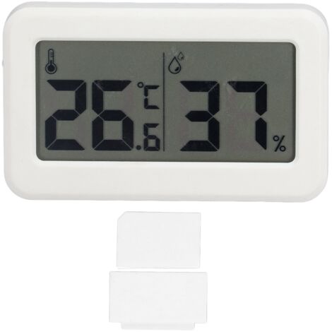 Mini Thermomètre Hygromètre Numérique Électronique avec Affichage Digital pour Mesure Température Humidité