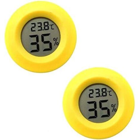 Mini thermomètre-hygromètre numérique LCD