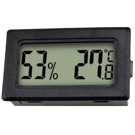 Mini thermomètre LCD numérique hygromètre testeur d'humidité de la température (5 pièces)
