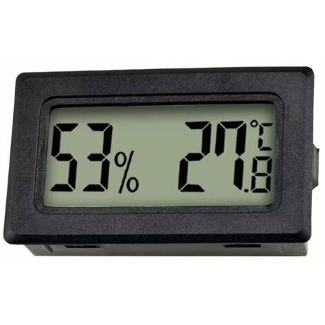 Mini thermomètre LCD numérique hygromètre testeur d'humidité de la température (5 pièces)