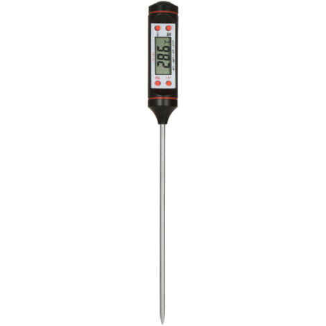 Mini thermomètre numérique LCD avec sonde ,50 °C à 300 °C, testeur de température pour barbecue, viande et cuisson au four, sélection °C/°F