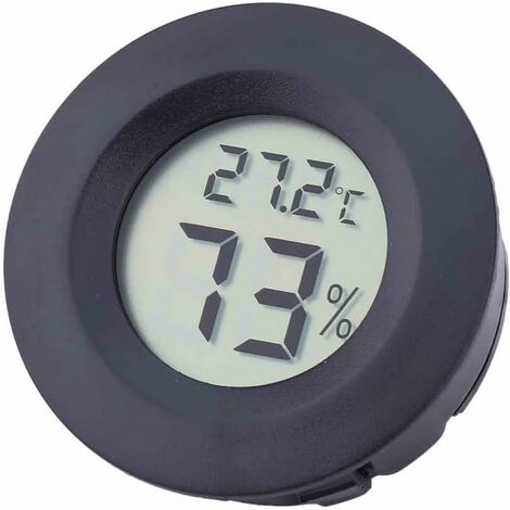 Mini thermomètre numérique rond à écran LCD, hygromètre, réfrigérateur, congélateur, testeur de température intérieure extérieure