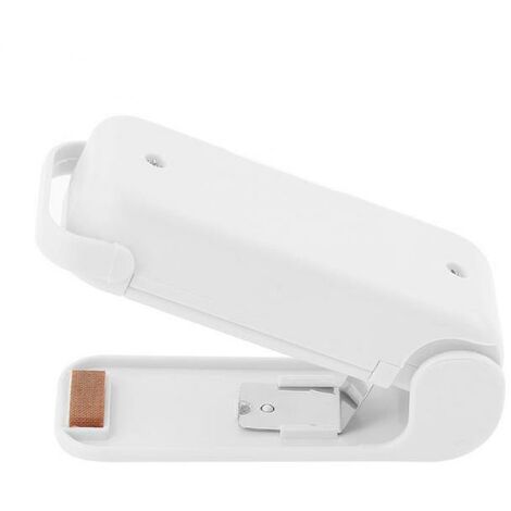 Mini thermoscelleuse colorée Portable, appareil électronique domestique, thermoscelleuse, en plastique, pour emballage de sacs de collations,CHINA,white