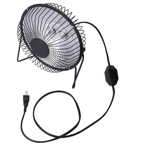 Mini-Tischventilator mit Heizfunktion – Warmluftheizung für Bad und Büro, mit 220-V-Stecker (China-Stecker)