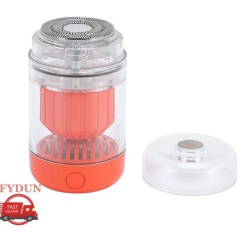 Mini Tondeuse Électrique pour Homme Rechargeable Portable Lumières Ambiantes, Barbe Poitrine Aisselle