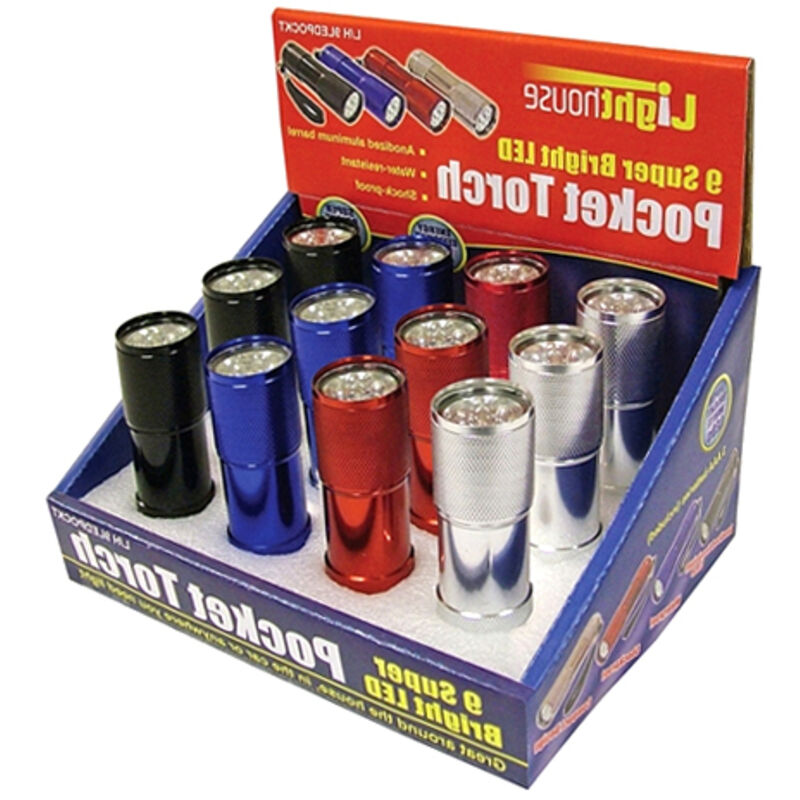 Mini lampes torche à 9 LEDs - Outifrance Mini lampes torche à 9 LEDs - Outifrance