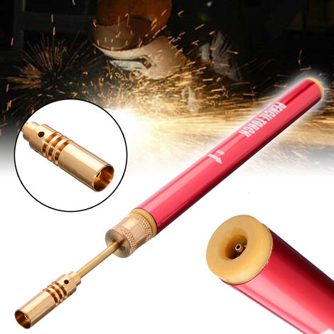 Mini Torche de soudage petit stylo de torche Portable pour barbecue en plein pistolet a gaz sans fil pour soudage