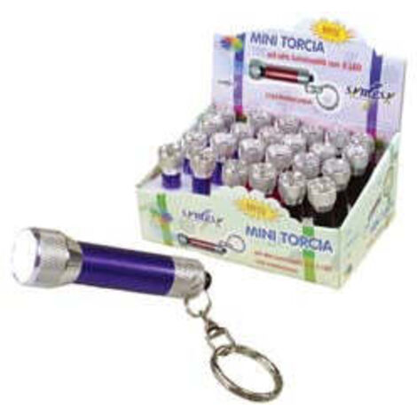 Mini torche LED avec affichage - ø mm.19x70h.