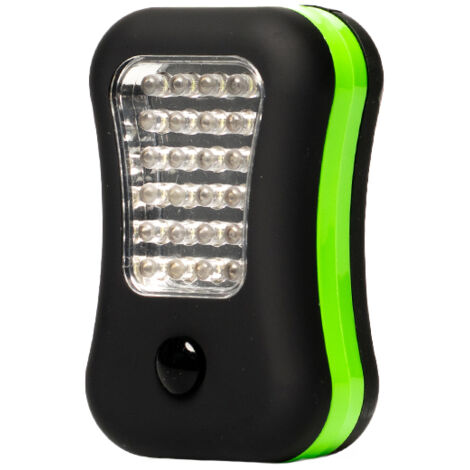 Mini torcia LED verde Hanger
