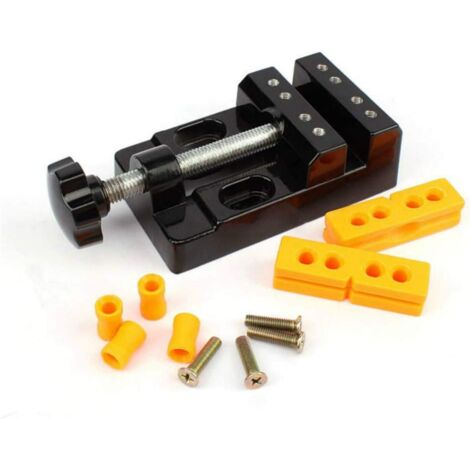 Mini tornillo de banco de mesa plano para manualidades
