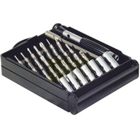Mini tournevis de précision - 28 embouts