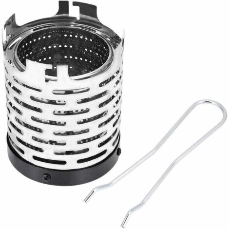 Mini-tragbare Edelstahlheizung für Gaskocher, Windschutz beim Camping, Outdoor-Kocher und Handwärmer