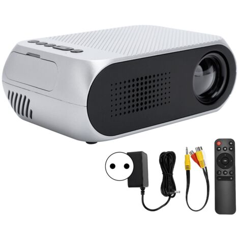 Mini-tragbarer 1080P-Multifunktions-LED-Projektor für Heimkino, 100-240V-Netzteil (EU-Stecker)
