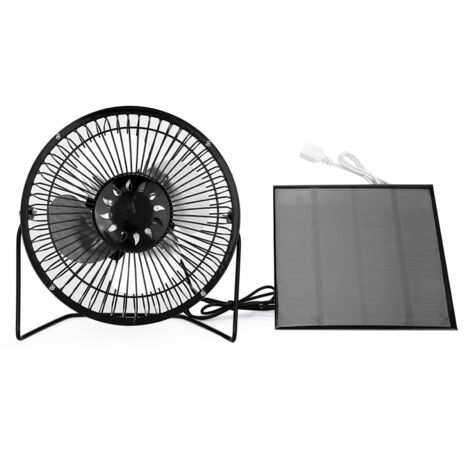 Mini-tragbarer 4,5-W-USB-Solarventilator für Belüftung, Zuhause, Reisen und Angeln
