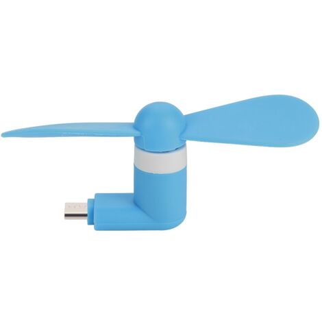 Mini-tragbarer, leiser USB-Ventilator für Android-OTG-Smartphones (Blau)
