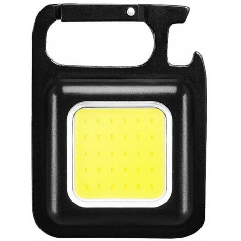 Mini Tragbarer Schlüsselanhänger Licht Multifunktions-COB Camping Laterne Magnetischer Saugnapf Haken Flaschenöffner Schnelles Aufladen