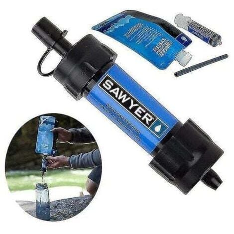 SNQ Mini Tragbares Wasserfiltersystem Survival Wasserreiniger Stroh