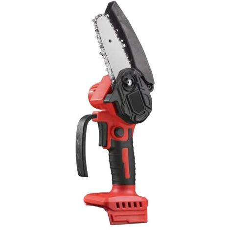 Mini tronçonneuse 4 pouces sans fil travail du bois jardin scie électrique outil électrique de coupe adapté à Milwaukee 18V batterie broche