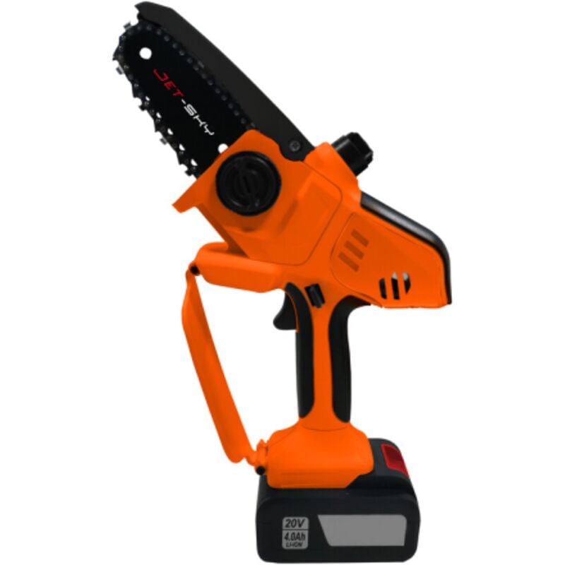 Mini scie e'lectrique Jet-Sky H18MNLJ04A01 Mode'le CDGS021 avec batterie 20 V - 2,0 Ah largeur de coupe 100 mm en coffret avec deux batteries et