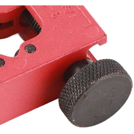 Mini Tube Cutter - Couteau pour Tubes en PVC, Cuivre et Aluminium de 3 à 22mm - Zinc Alloy Rouge/Noir - Compatible avec Tuyaux, Adaptable et Portable