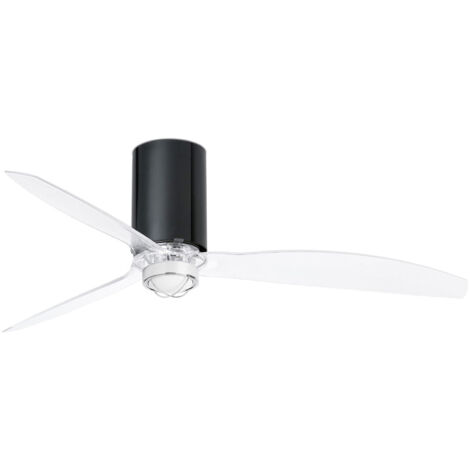 MINI TUBE FAN M LED Heller schwarz/transparenter DC-Lüfter