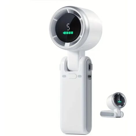 Mini-Turboventilator – wiederaufladbar, faltbar, 13.550 U/min, tragbar, hohe Leistung, kompakt, leistungsstark & ideal für unterwegs