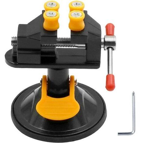 Mini Universal Table Vise 360° Suction Vise Clamp Drill Press Bench Vise Table