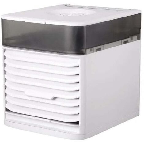 Mini USB Air Cooler  20cc White Quiet Portable All-in-One Desktop Cooling Device for Humidification and Cooling