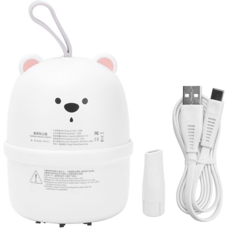 Mini-USB-aufladbarer Tischstaubsauger für Kinder, tragbar, in Form eines Eisbären