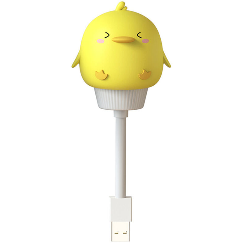 

Mini USB flexible LED Luz de noche Lindo conejo / oso / gato / pato Lampara de alimentacion para bebes Lampara de lectura portatil,Pato