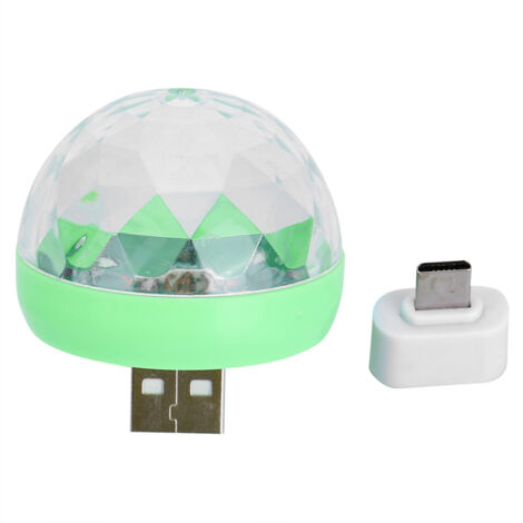 Mini-USB-Leuchtkugel mit Soundsteuerung – Farbenfrohe Dekoration für Partys, Geburtstage und Hochzeiten