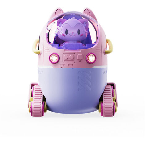 Mini-USB-Luftbefeuchter (220 ml) mit LED-Nachtlicht, kleiner, niedlicher Luftbefeuchter mit integrierter Puppe für Kinder, Pflanzen, Schlafzimmer, Büro, Schreibtisch, Babyzimmer