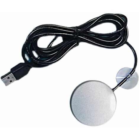 Mini USB Plug Aquarium Heater Automatic Constant Immersion Heater Waterproof Durable Fishkeeping Small Thermostat for Heating 5v 10w… (Continuous Heating)