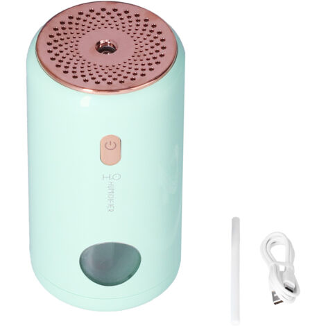 Mini USB Powered Car Humidifier Mute Large Misting Air Humidifier for Home Office BedroomGreen