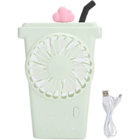Mini-USB-Taschenventilator mit 3 Geschwindigkeitsstufen, wiederaufladbar, tragbar für Büro, Zuhause und Outdoor-Aktivitäten, umweltfreundlich