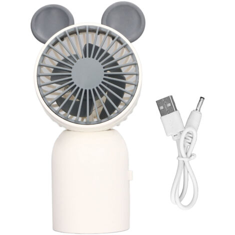 Mini-USB-Tischventilator in Mausform – Niedlicher, tragbarer Ventilator mit Ohren für Schüler