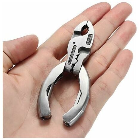 Mini utensile multifunzionale 9 in 1, portachiavi, cacciavite, utensili tascabili