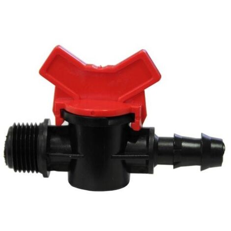Mini vanne Filetée 3/4'' - cannelée 20mm