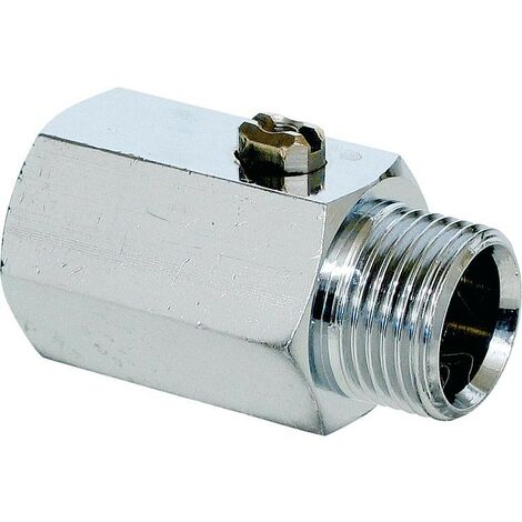 mini vanne spherique tournevis type 406femelle/mâle 1/2"