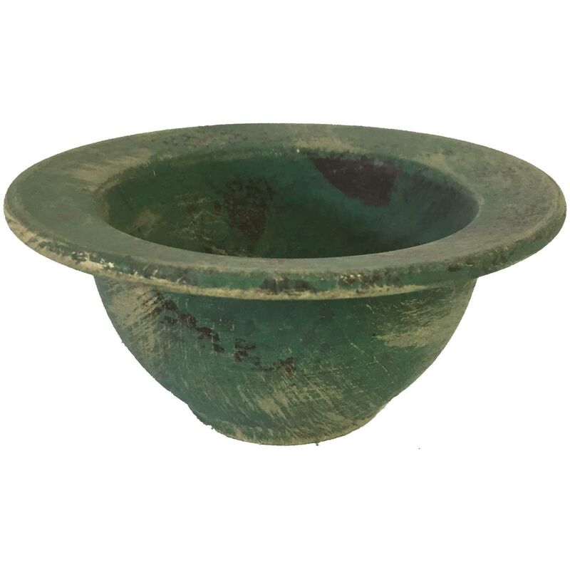 Image of Mini vaso in terracotta verde diam cm 15 / interno 10 x h 8 x base 6,5 ca 5