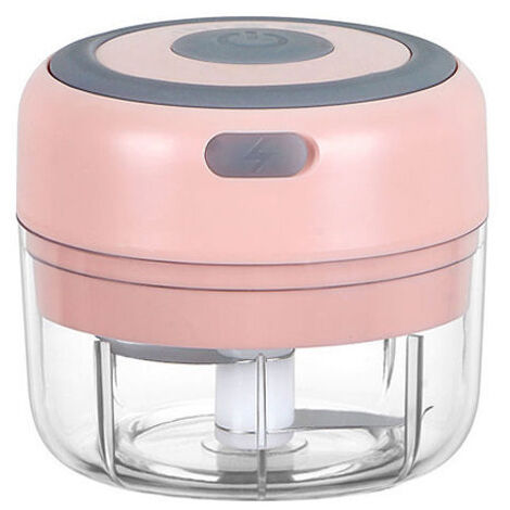 500ml Manual Food Processor Vegetable Chopper Portable Hand-powered Garlic Onion  Cutter Suitable For Vegetables, Fruits, Nuts, Herbs, Etc. (1pc Pink)