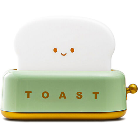 Mini veilleuse grille-pain pour enfants, jolie décoration pour chambre à coucher, salon, salle à manger, bureau, minuterie réglable, cadeau de Noël pour filles, garçons et amis