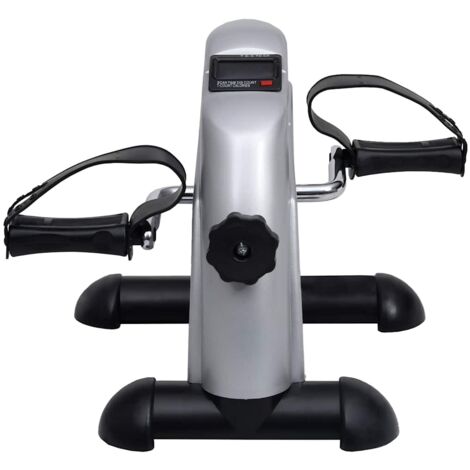 Mini vélo d'exercices argent à volant en plastique CFW935084