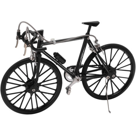 Mini Vélo Modèle Ornement Détails Réalistes Structure Compacte Décor Bureau Maison Jouets Collection