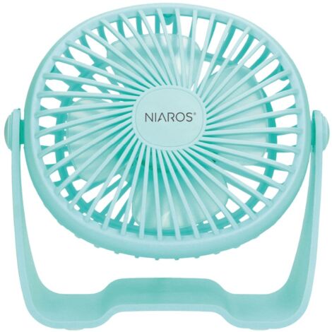 Mini Ventilador Belice USB 3W dos velocidades Blanco
