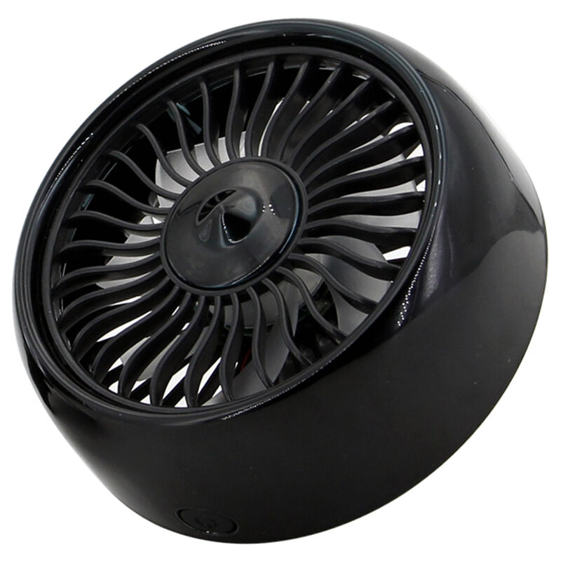 

Mini ventilador de coche para ventilacion / salpicadero Ventilador de refrigeracion USB de 3 velocidades con cable Luz LED colorida incorporada,