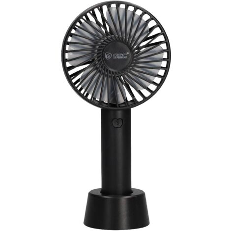 Mini ventilador de mano Balu USB recargable Negro