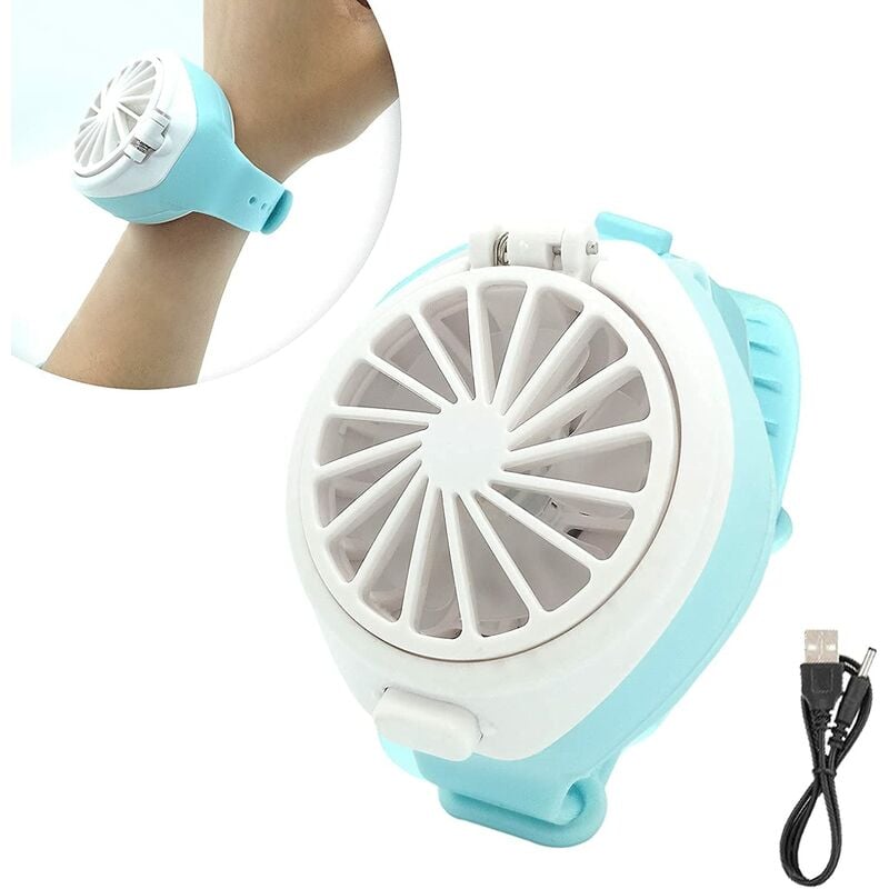 

Mini ventilador de reloj portátil, mini ventilador perezoso usb, regalo de estudiante portátil plegable para niños, adecuado para viajes en