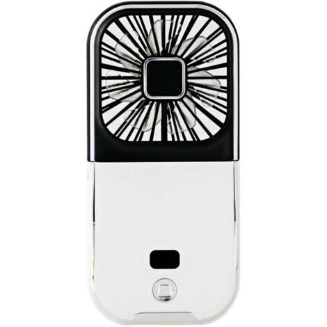 Mini ventilador portátil de mano, recargable por USB, con batería, plegable de 180°, para oficina, escuela, hogar, viajes y camping.